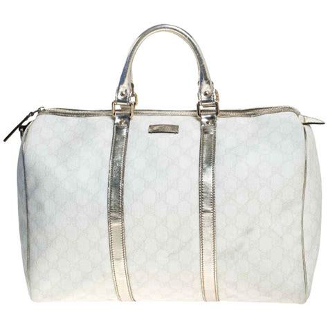 silver gucci boston bag|gucci boston bag used.